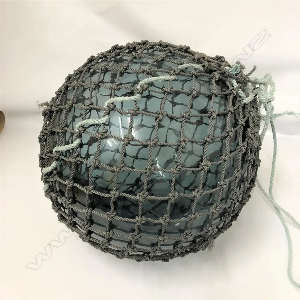 An old Japanese glass fishing float Image 1++