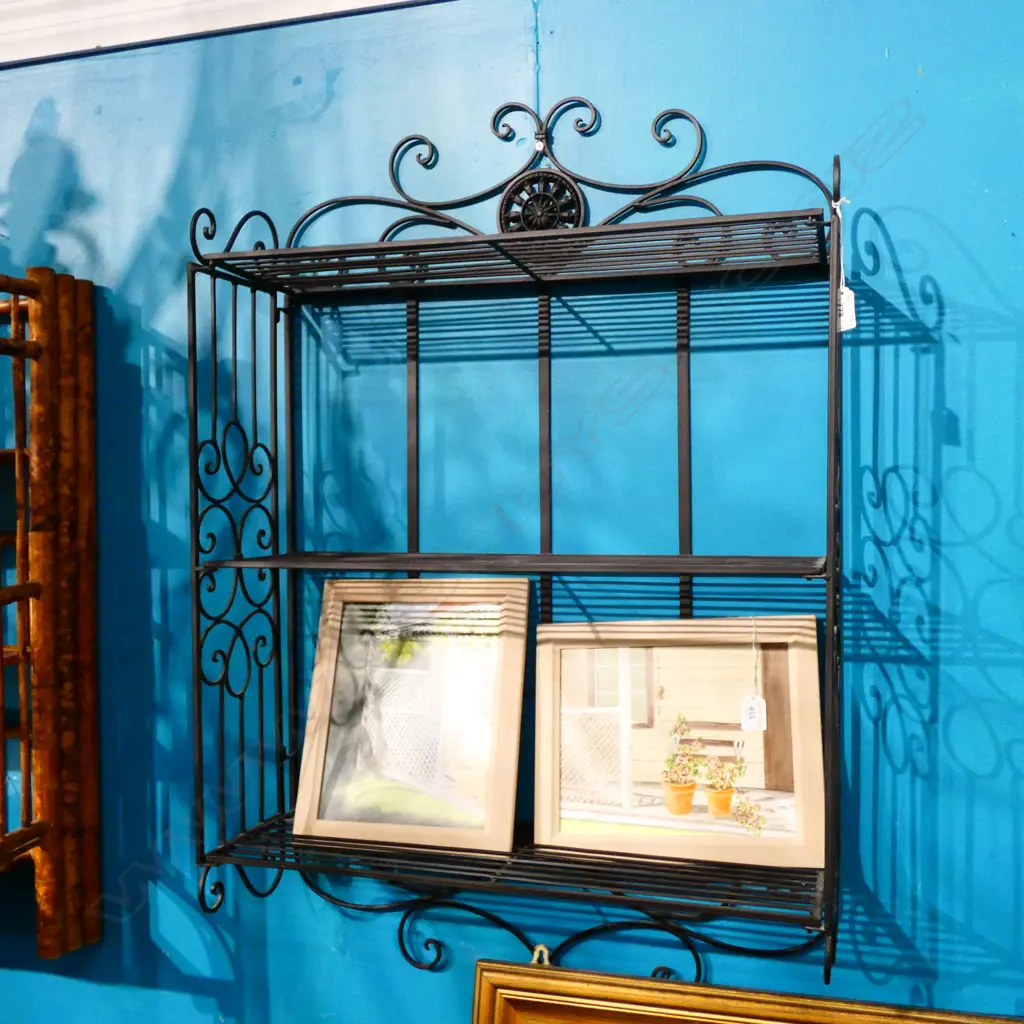 3 TIER METAL WALL RACK W. 615MM H. 980MM Image 1++