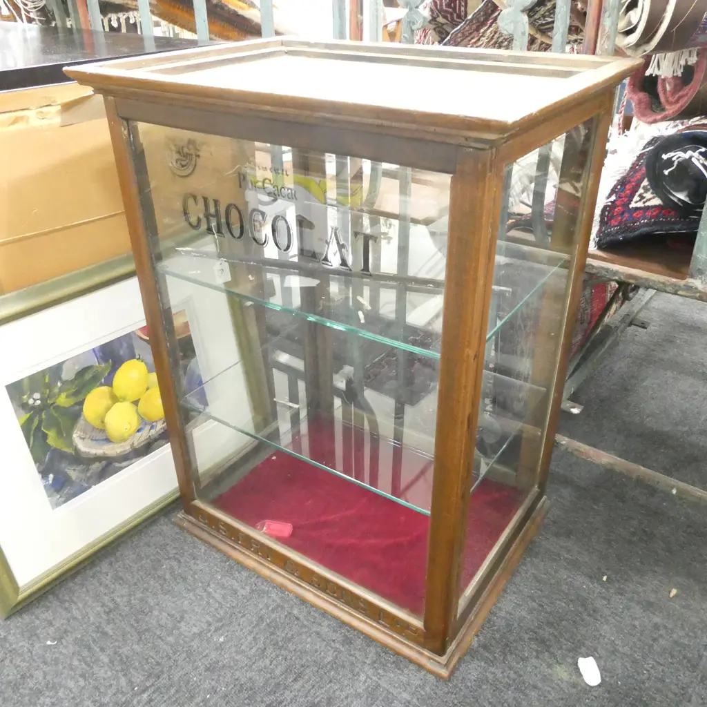 L. S. FRY & SONS LTD. CHOCOLATE CABINET W. 500 D. 370 H. 655MM Image 1++