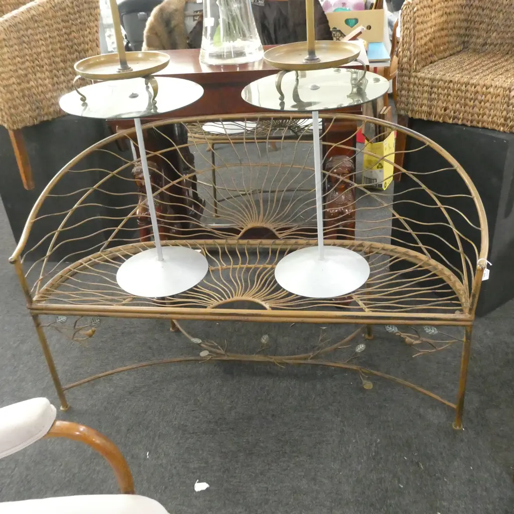 METAL LOVESEAT L. 1400MM Image 1++