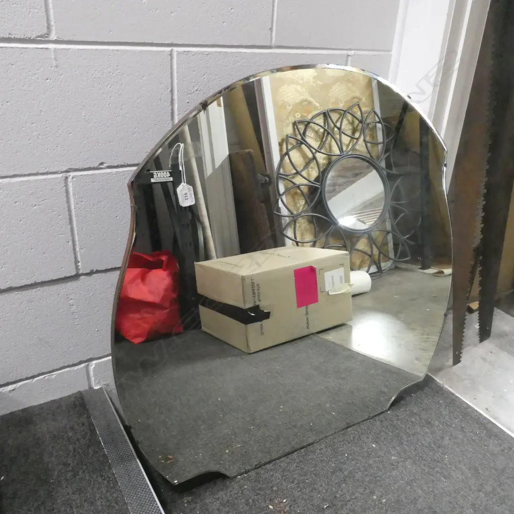 VINTAGE MIRROR H. 810MM W. 850MM Image 1++