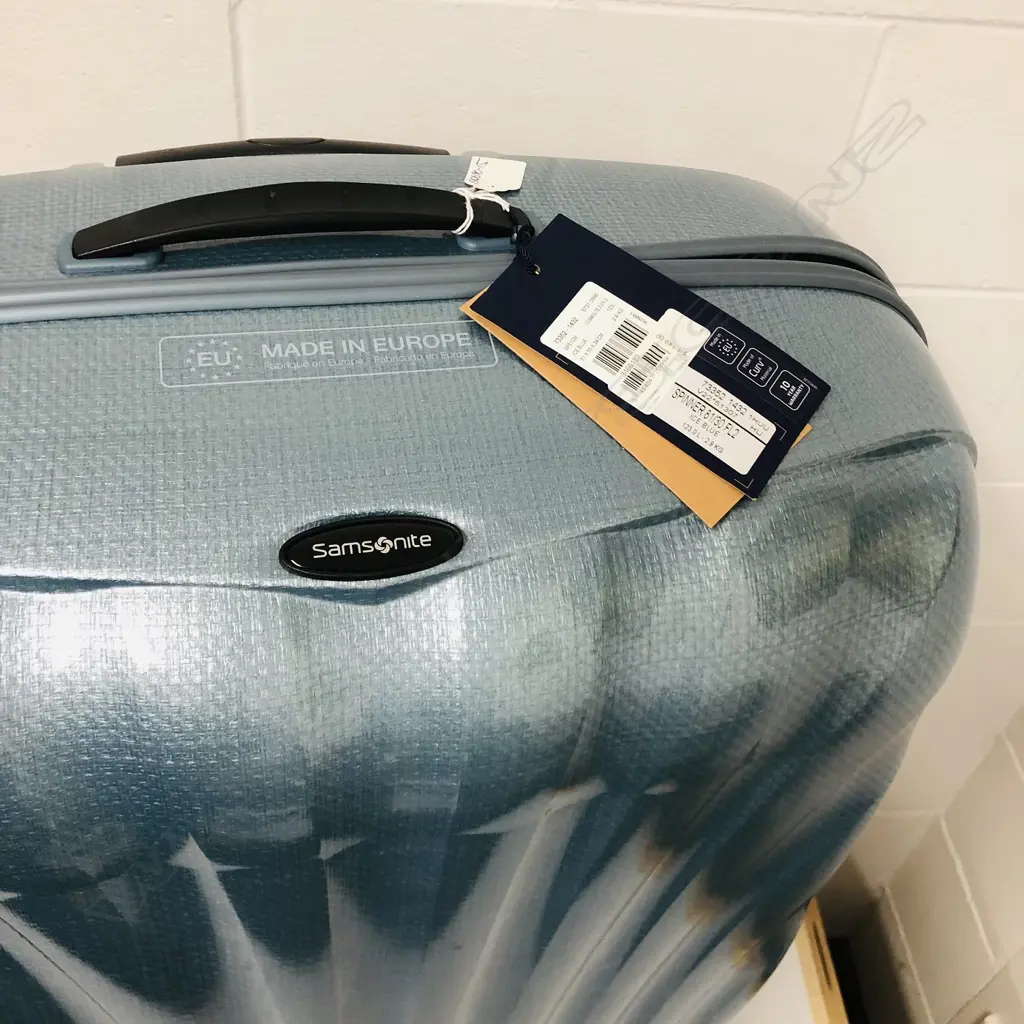 SAMSONITE AS NEW SUITCASE 'ICE BLUE' Image 1++