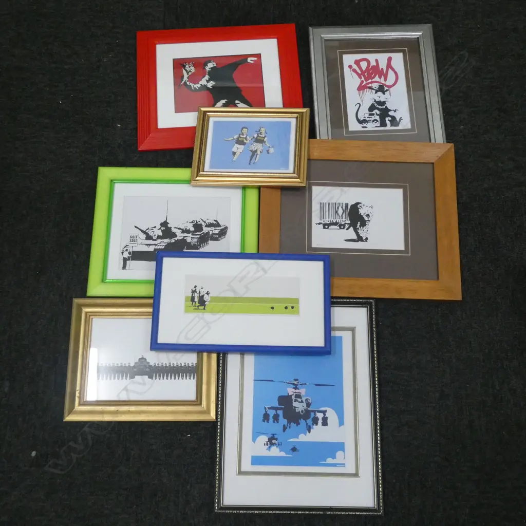 BOX LOT 8 BANKSIE PRINTS  Image 1++