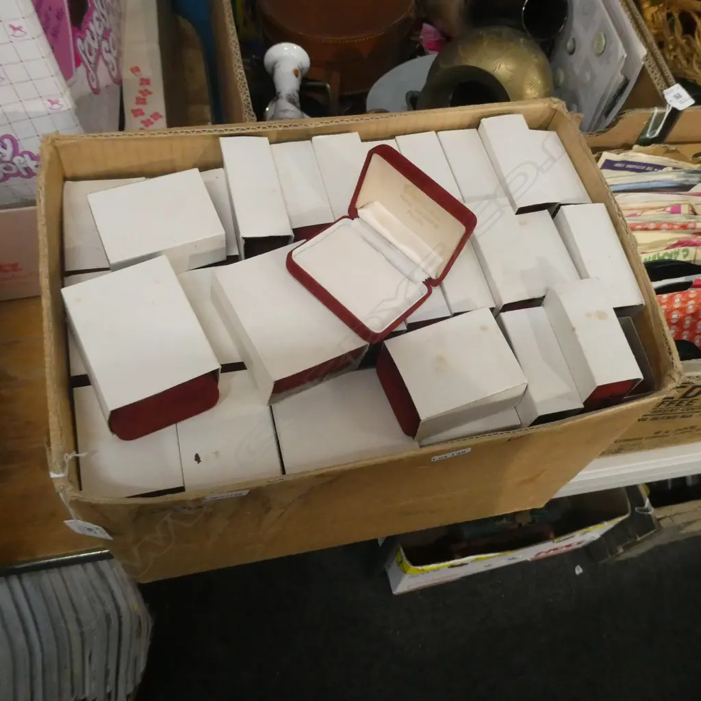 LG BOX LOT PLUSH JEWELLERY CASES WITH CARDBOARD SLEEVES Image 1++