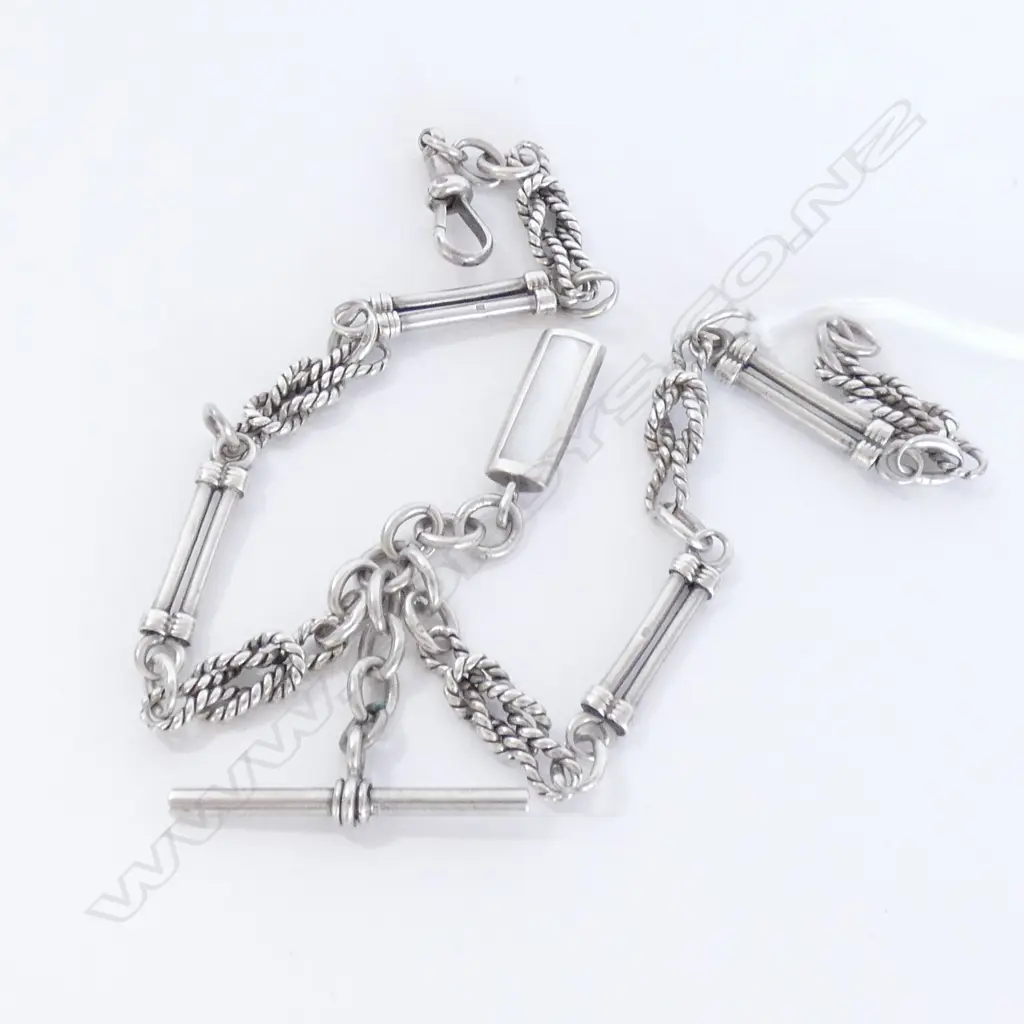 925 SILVER FOB CHAIN & MOP FOB 36.7 GRAMS Image 1++