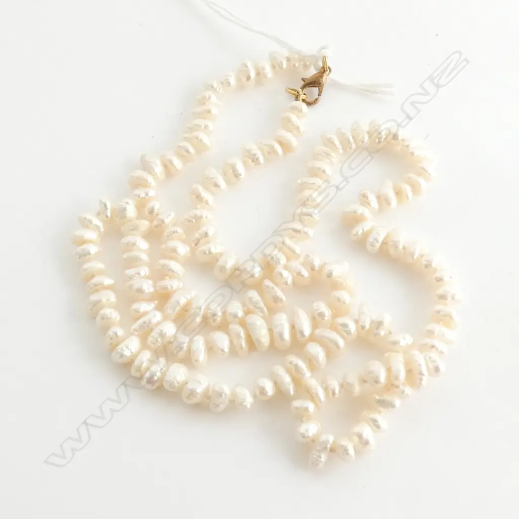 STRING FRESHWATER BAROQUE PEARL NECKLACE  Image 1++