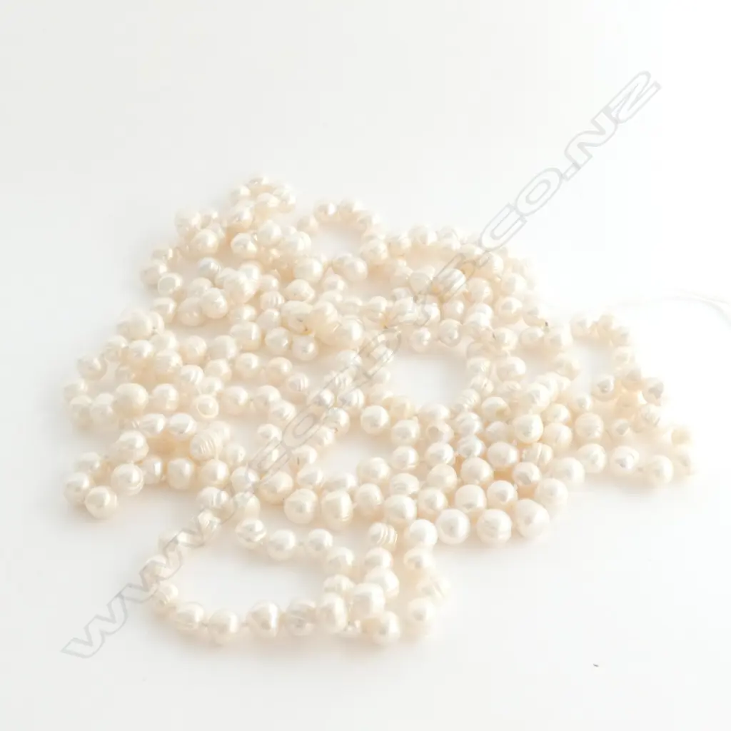 LONG FRESH WATER PEARL NECKLACE L.2660mm Image 1++