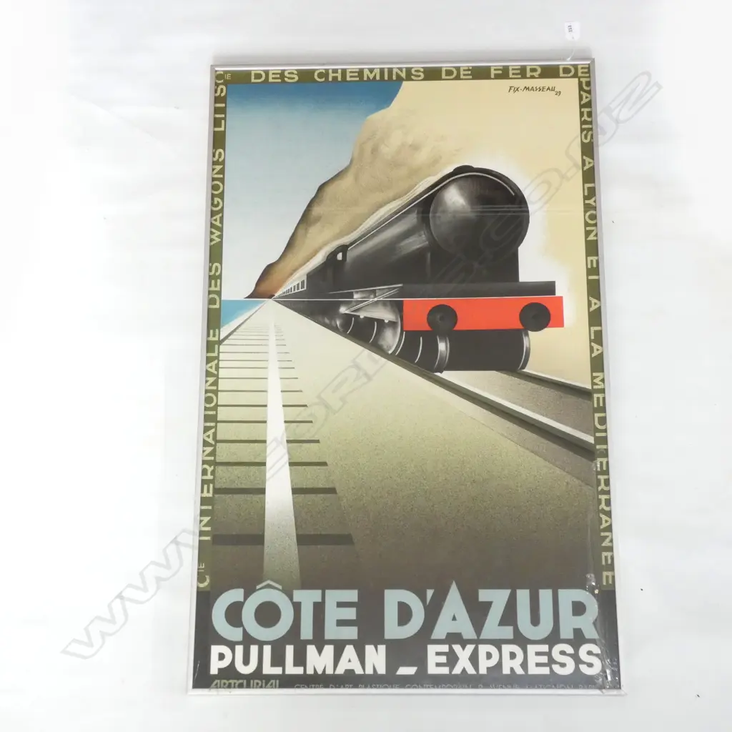 FRENCH TRAIN POSTER AF... Image 1++