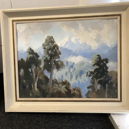 TED LATTEY OIL 'RUAPEHU FROM NEAR RUAMATA ?'