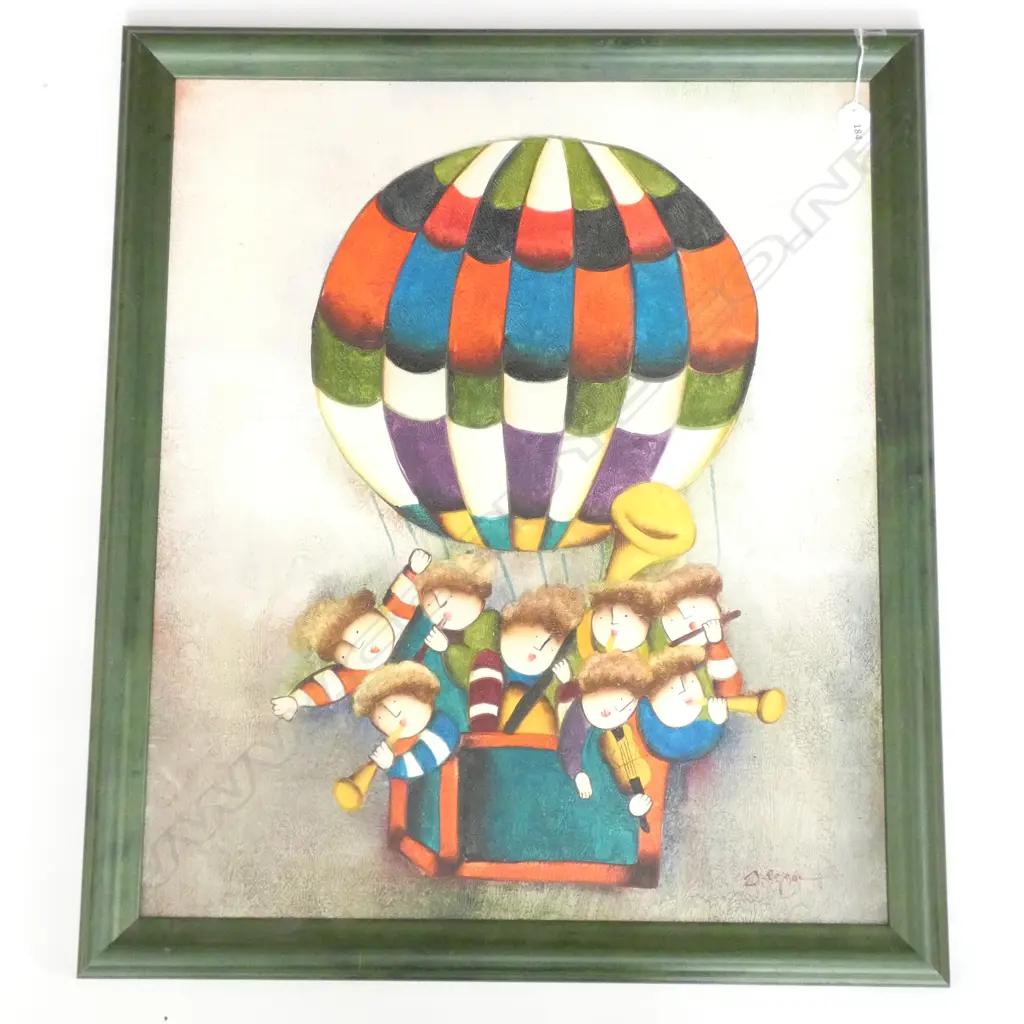 ORIGINAL JOYCE ROYBAL ' MUSICIANS', MIXED MEDIA, 700 X 600MM Image 1++
