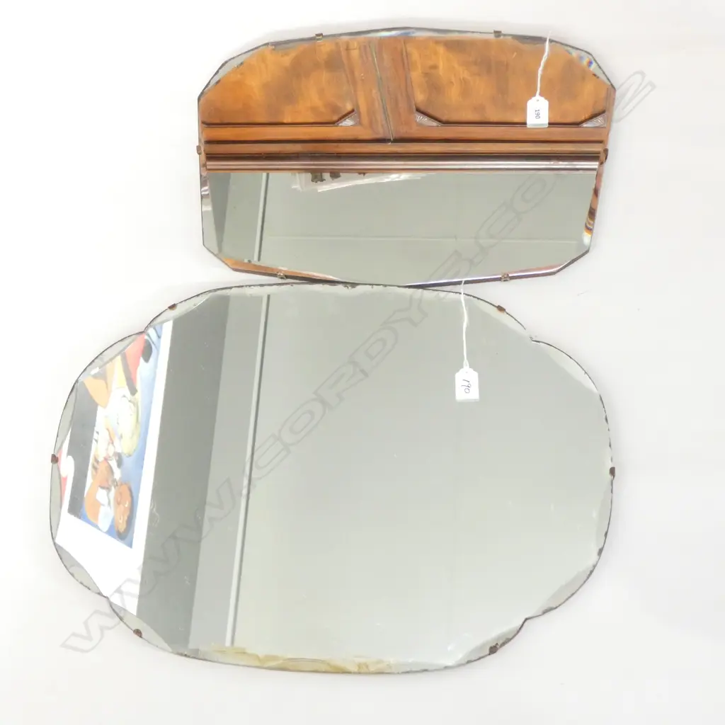 2 VINTAGE MIRRORS W. 610MM Image 1++