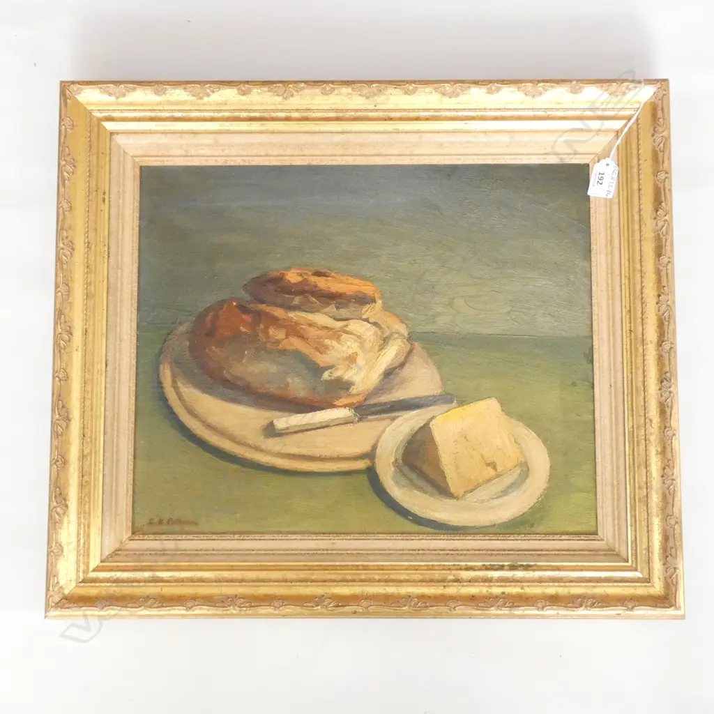 C M PATERSON 'THE COTTAGE LOAF'  OIL  340 X 420MM GILT FRAME Image 1++