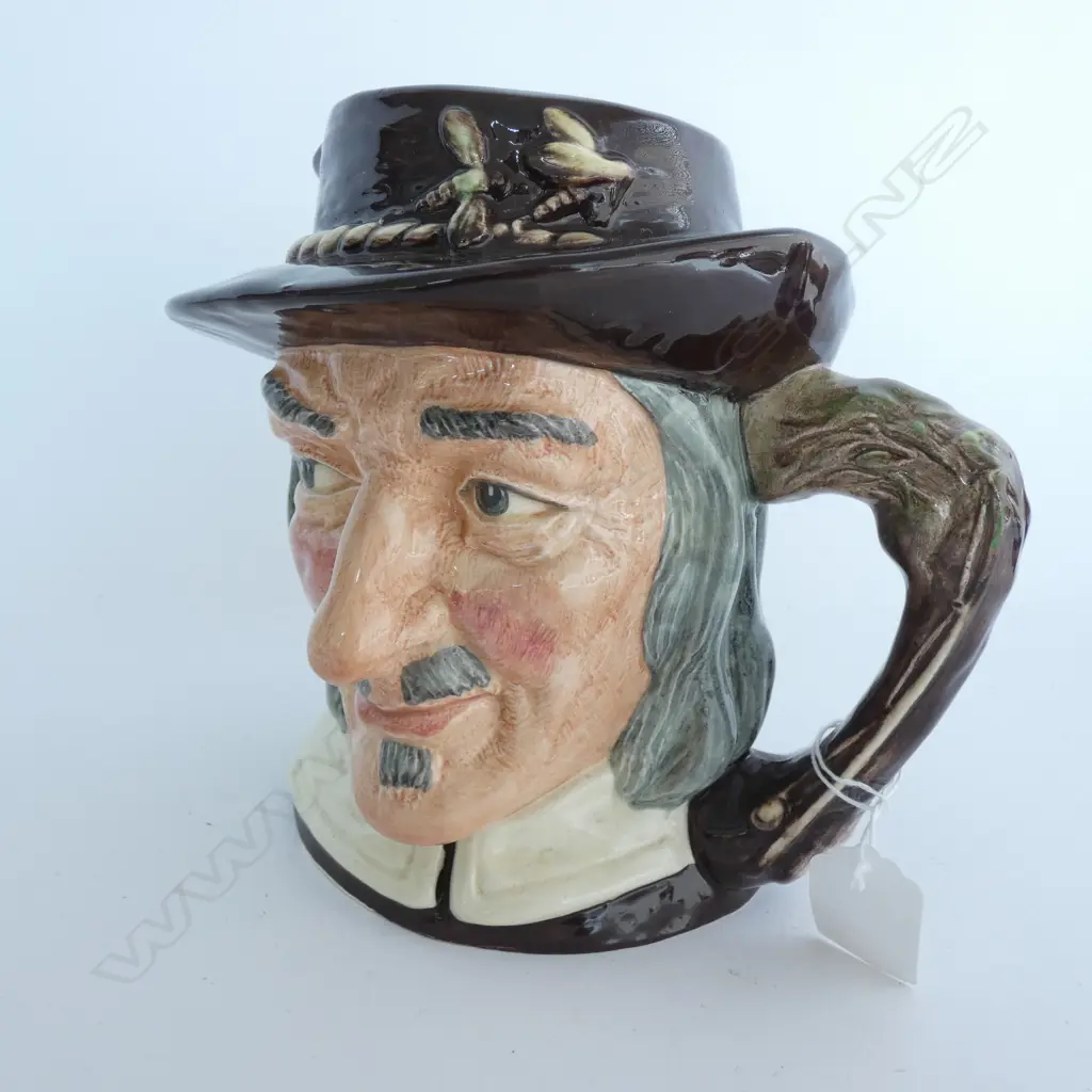 ROYAL DOULTON TOBY CHARACTER JUG - COMPLEAT - ANGLER IZAAK WALTON  D6404 H. 200MM Image 1++