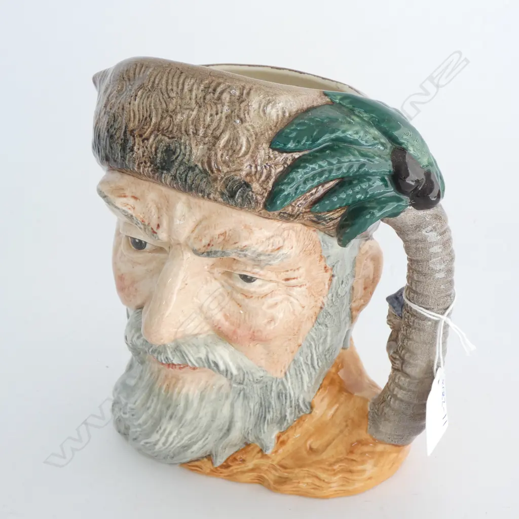 ROYAL DOULTON TOBY CHARACTER JUG - ROBINSON CRUSOE D6532  H. 200MM Image 1++
