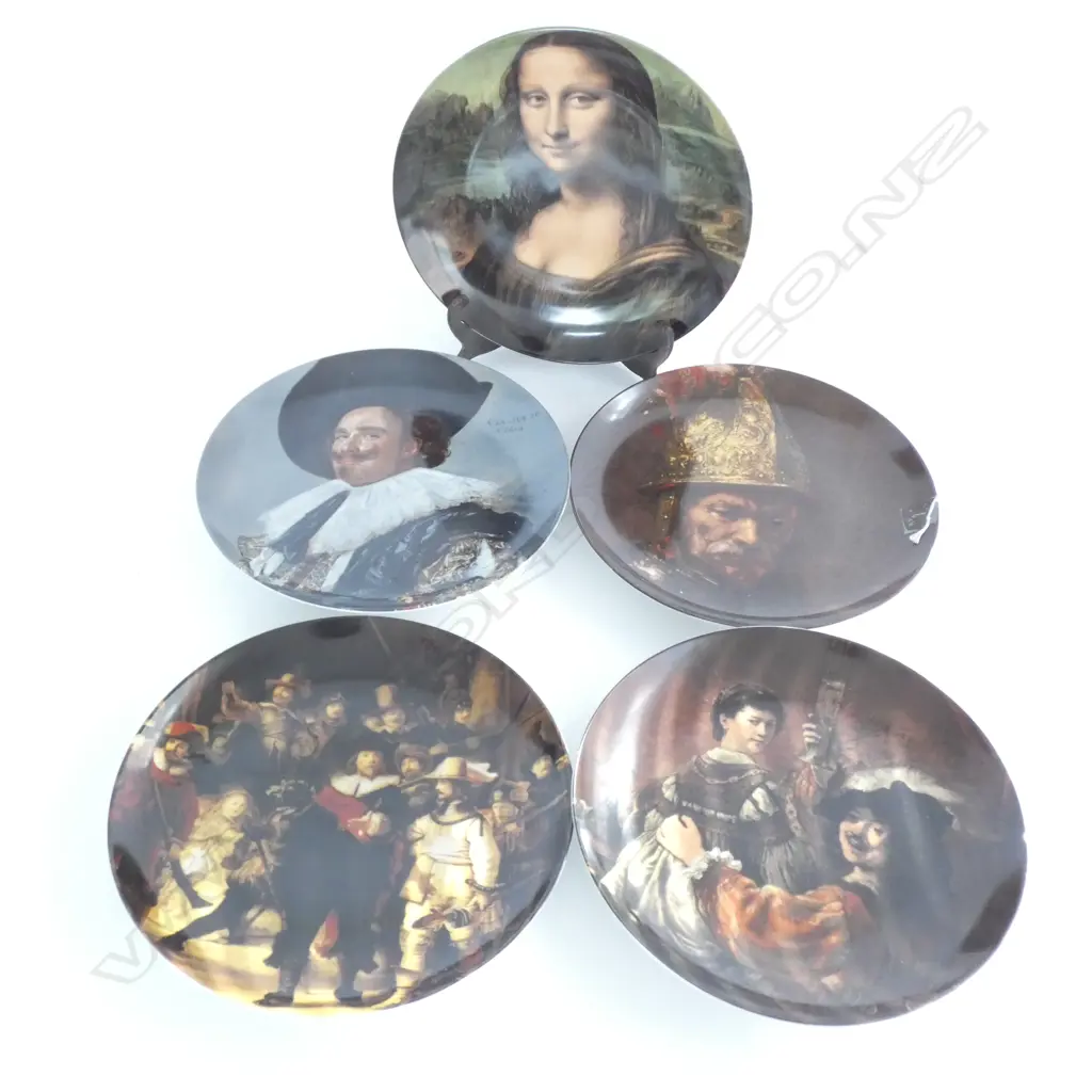 5 KAISER ART COLLECTION PLATES - DIA 240MM Image 1++