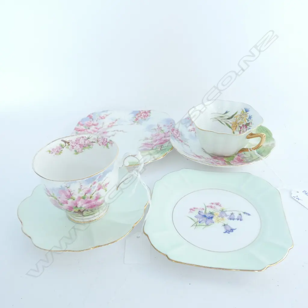 SHELLEY TRIO & ROYAL ALBERT BLOSSOM TIME TRIO  Image 1++
