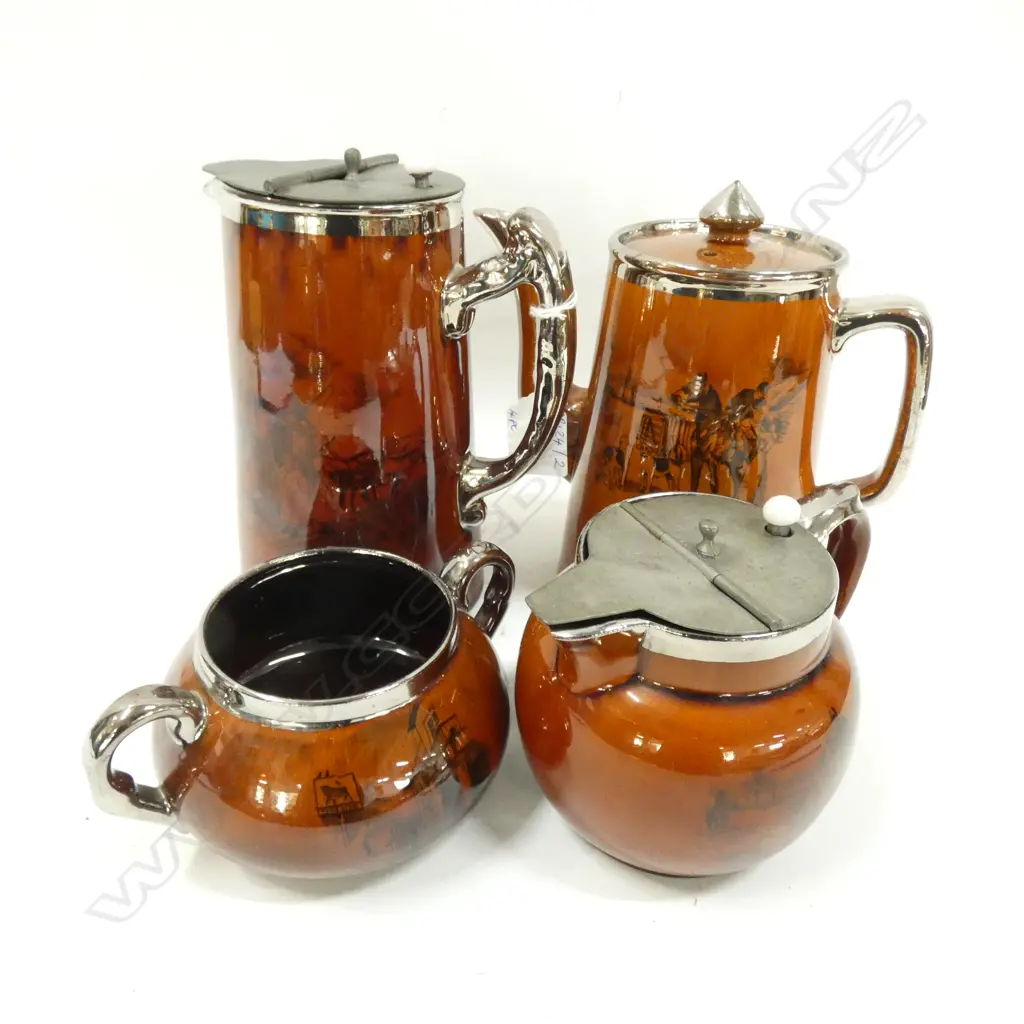 ALTHLO WARE TEA SET   4  PIECES Image 1++