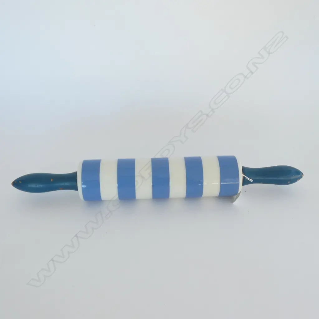 VINTAGE CORNISHWARE ROLLING PIN L. 450MM Image 1++