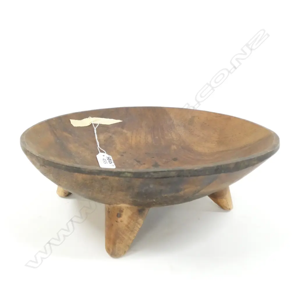 SHALLOW WOODEN KAVA BOWL Dia.305mm Image 1++