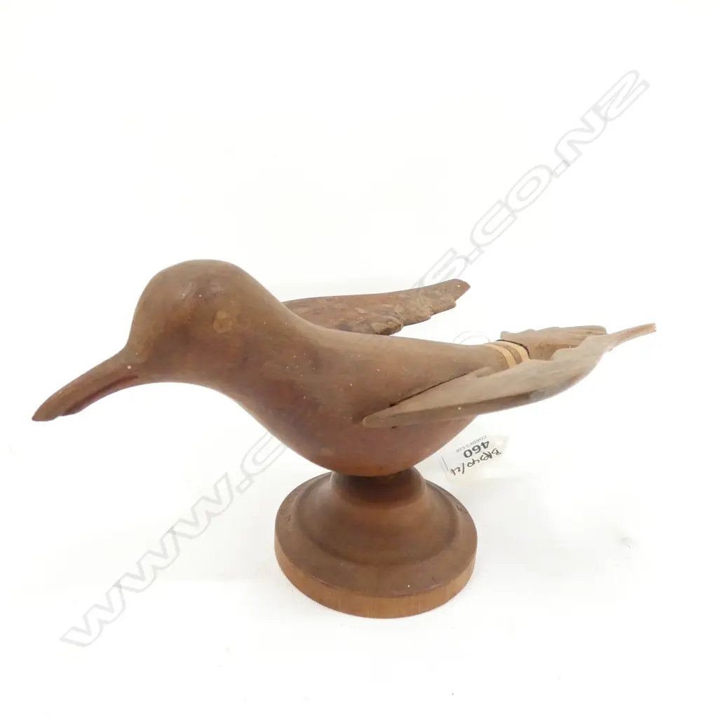 PITCAIRN ISLAND CARVED BIRD Image 1++