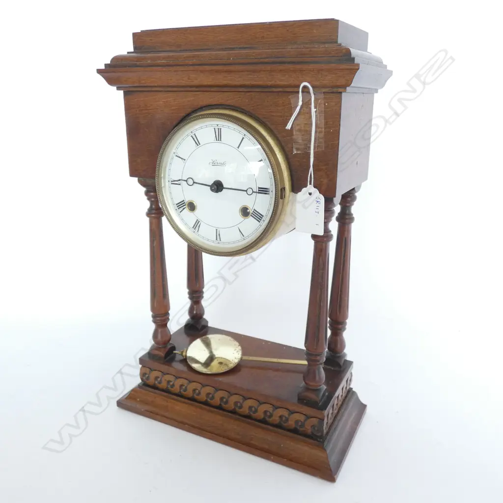 GERMAN HERMLE PORTICO CLOCK  Image 1++