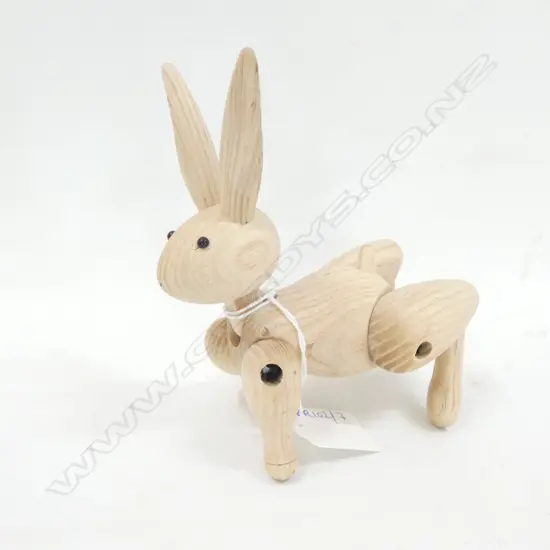 KAY BOJENSEN STYLE WOODEN RABBIT H. 170MM