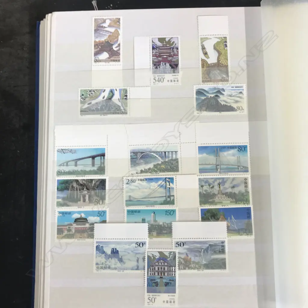 A Chinese stamp collection in album Image 1++