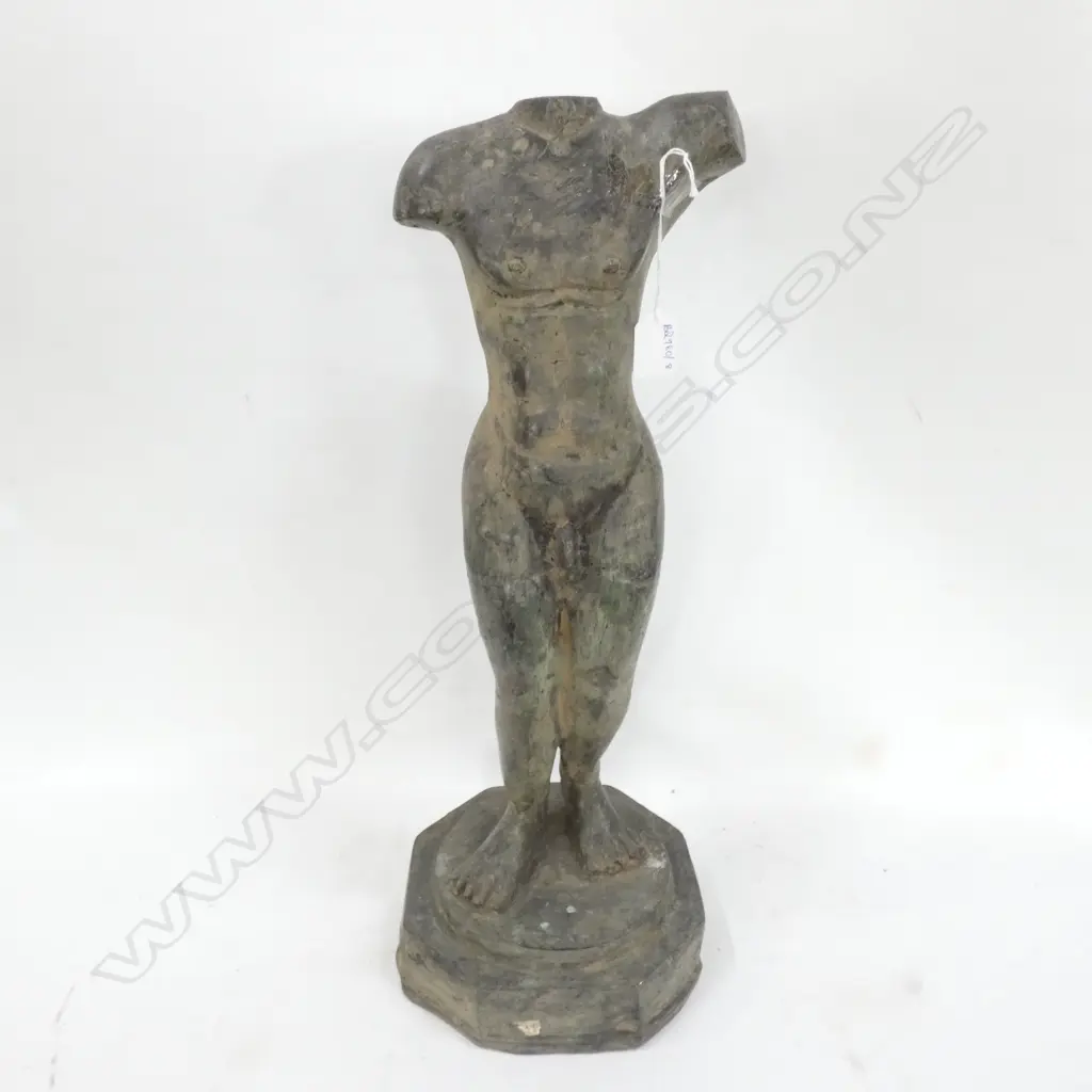 MODERN CLASSICAL GREEK BRONZE TORSO H. 520MM Image 1++
