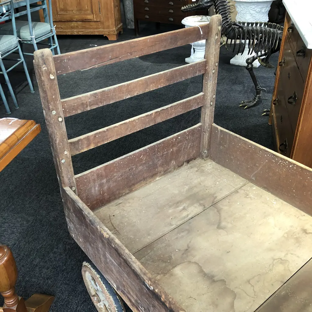NZ VINTAGE FACTORY CART...MAKERS LABEL... Image 1++