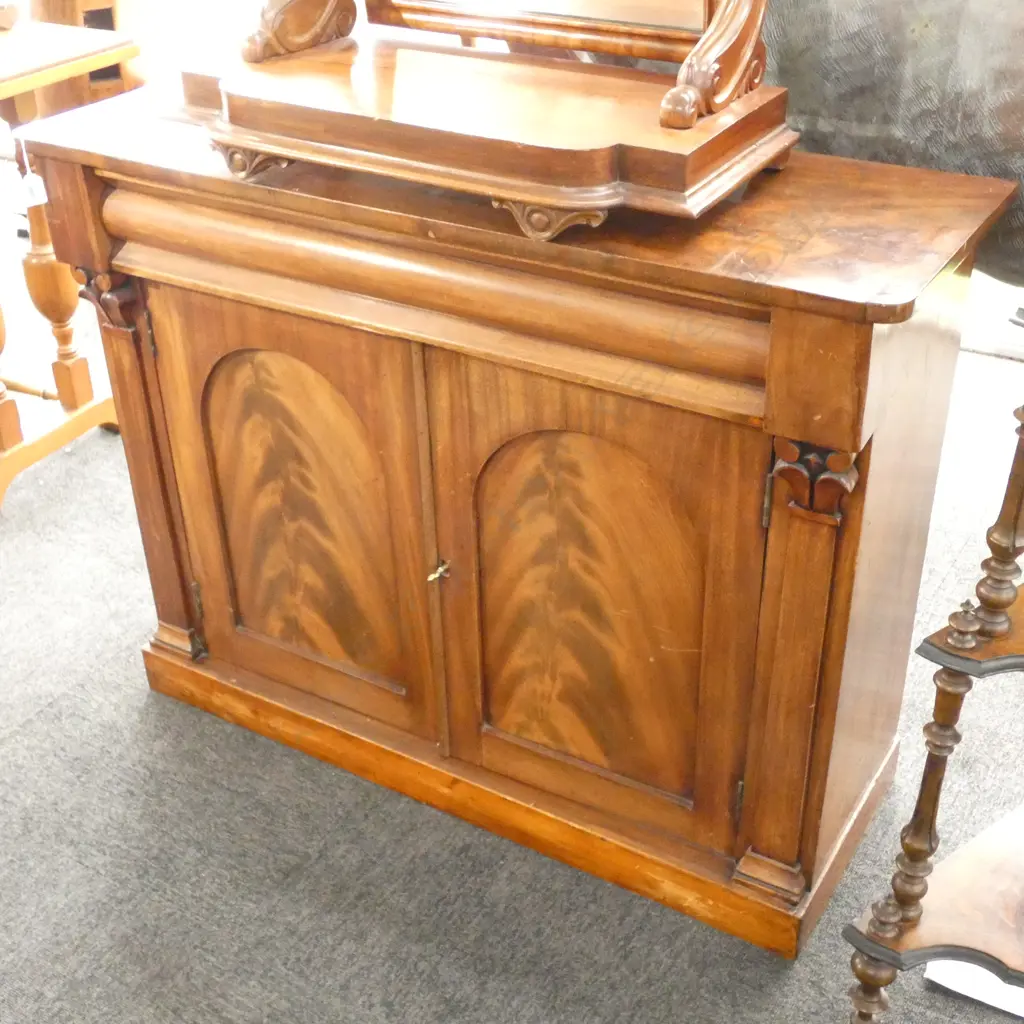 ANTIQUE MAHOGANY CHIFFONIER... Image 1++