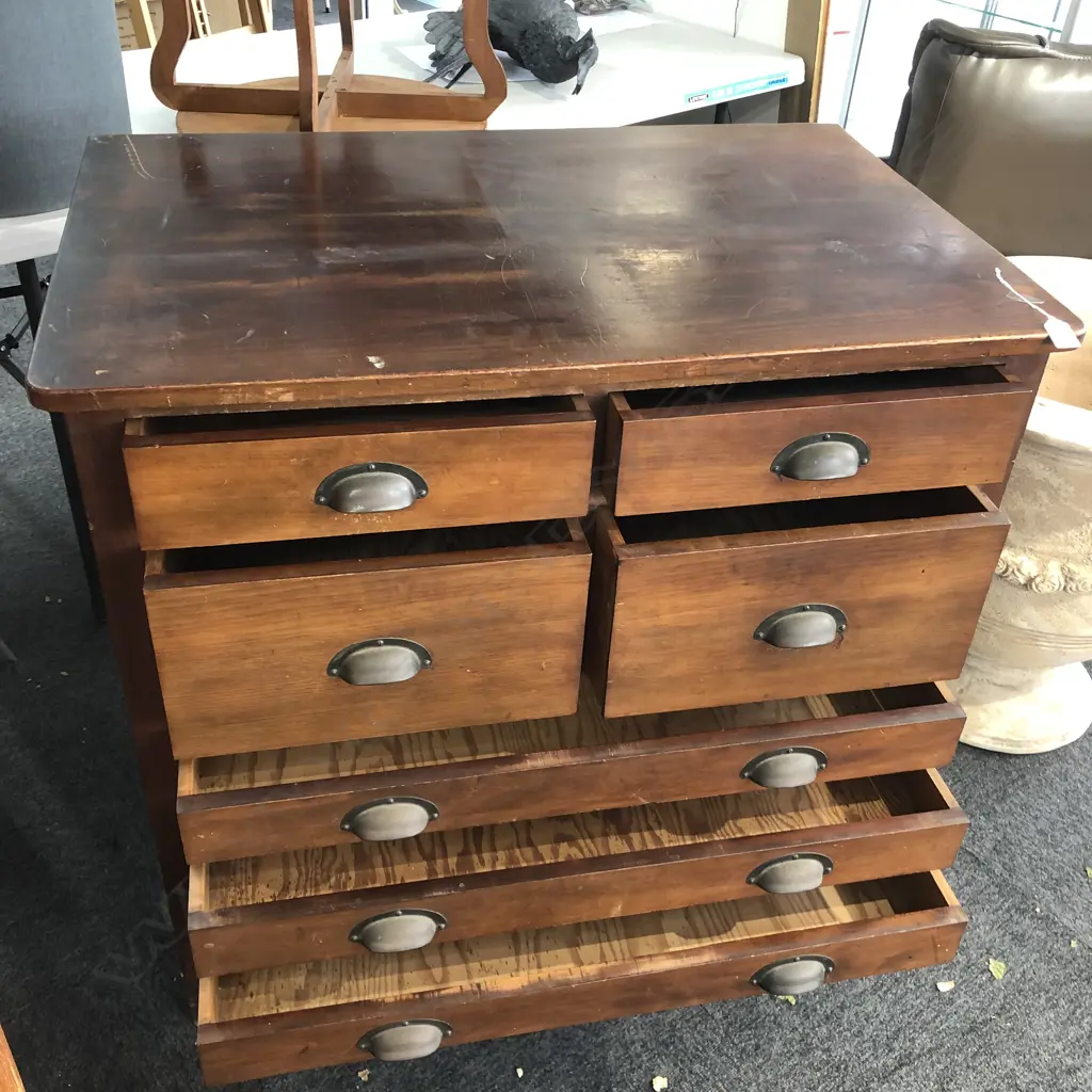 EARLY 20tHC KAURI MULTI DRAWER CHEST Image 1++