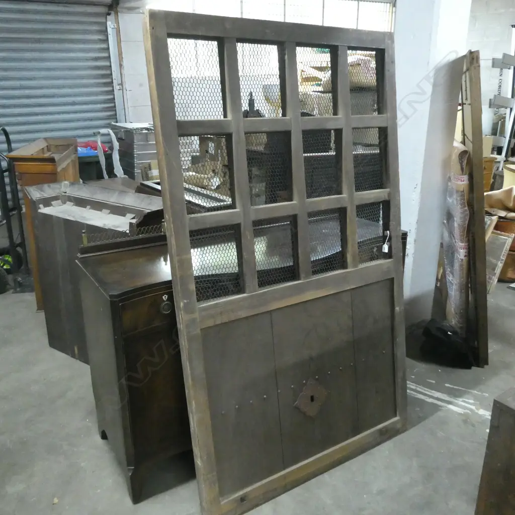 HEAVY 'KURA-DO' STOREHOUSE DOOR FROM NIIGATA PREFECTURE. 1850 X 1100MM Image 1++