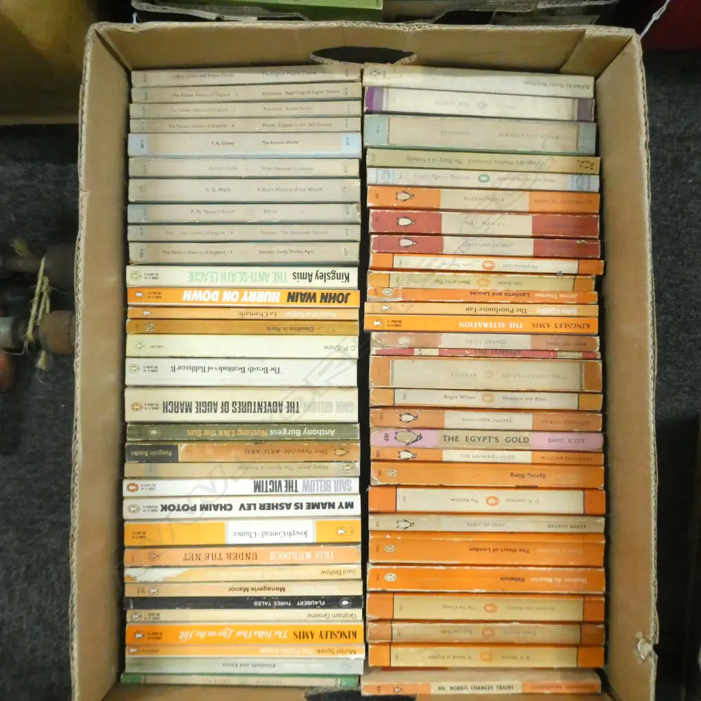 2 BOX LOTS ASST. PENGUIN BOOKS Image 1++