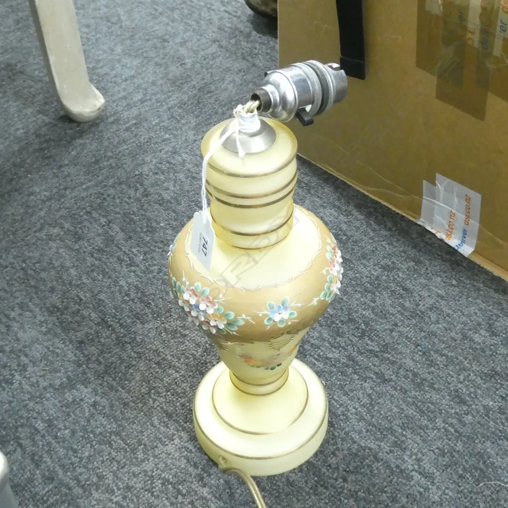 VENETIAN STYLE GLASS LAMP H. 280MM Image 1++