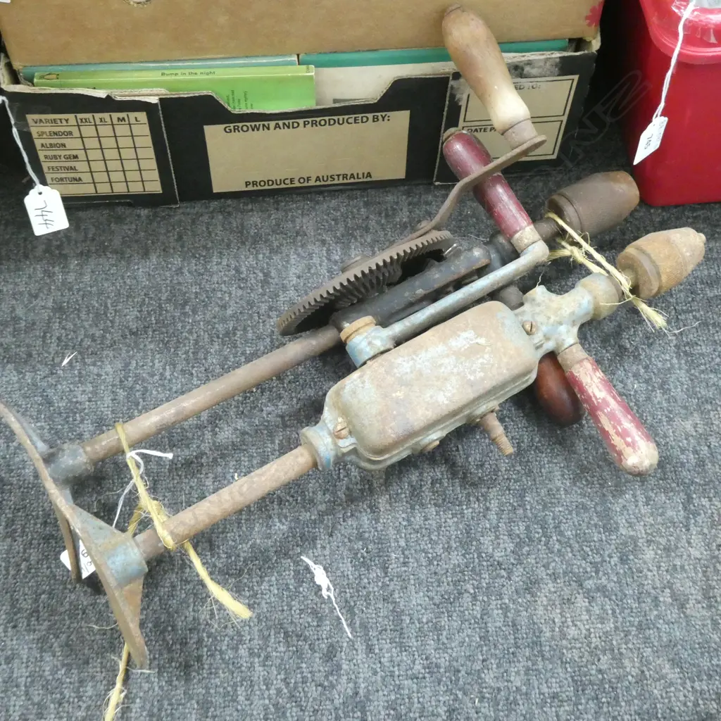 TWO VINTAGE DRILLS Image 1++