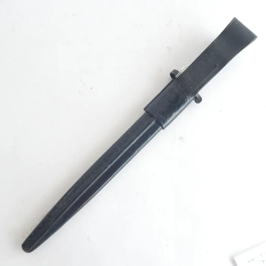 BRITISH P.1903 BAYONET by MOLE w LEATHER SCABBARD & FROG. OVERALL L.465mm Image 1++