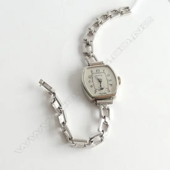 (19122) ROLEX 18CT WHITE GOLD WRISTWATCH C1940