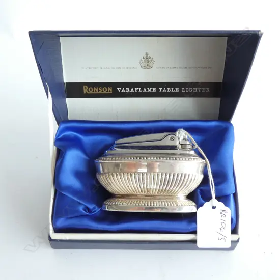 RONSON TABLE LIGHTER & BOX