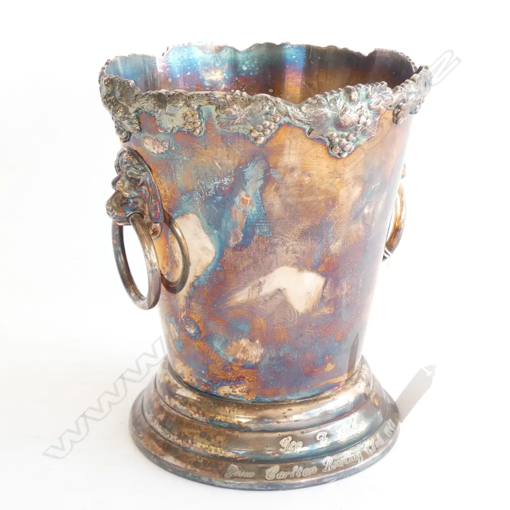ENGRAVED EP CHAMPAGNE BUCKET H.200mm Image 1++