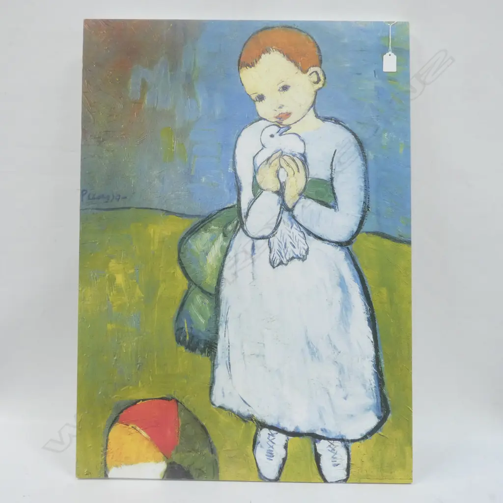 PICASSO PRINT ON CANVAS - 840 X 600MM Image 1++