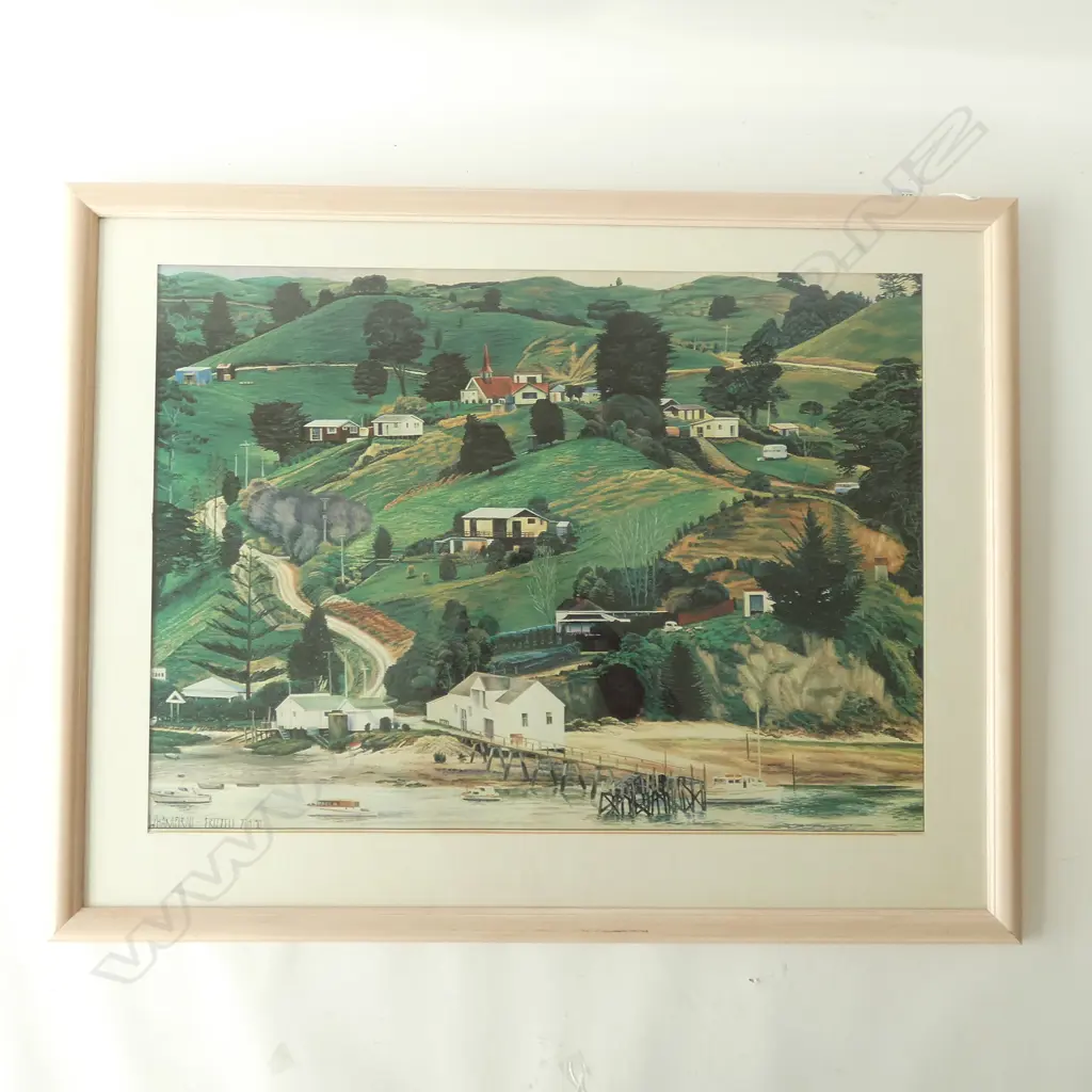 DICK FRIZZELL PRINT 'WHAKAPIRAU' 570x770mm Image 1++