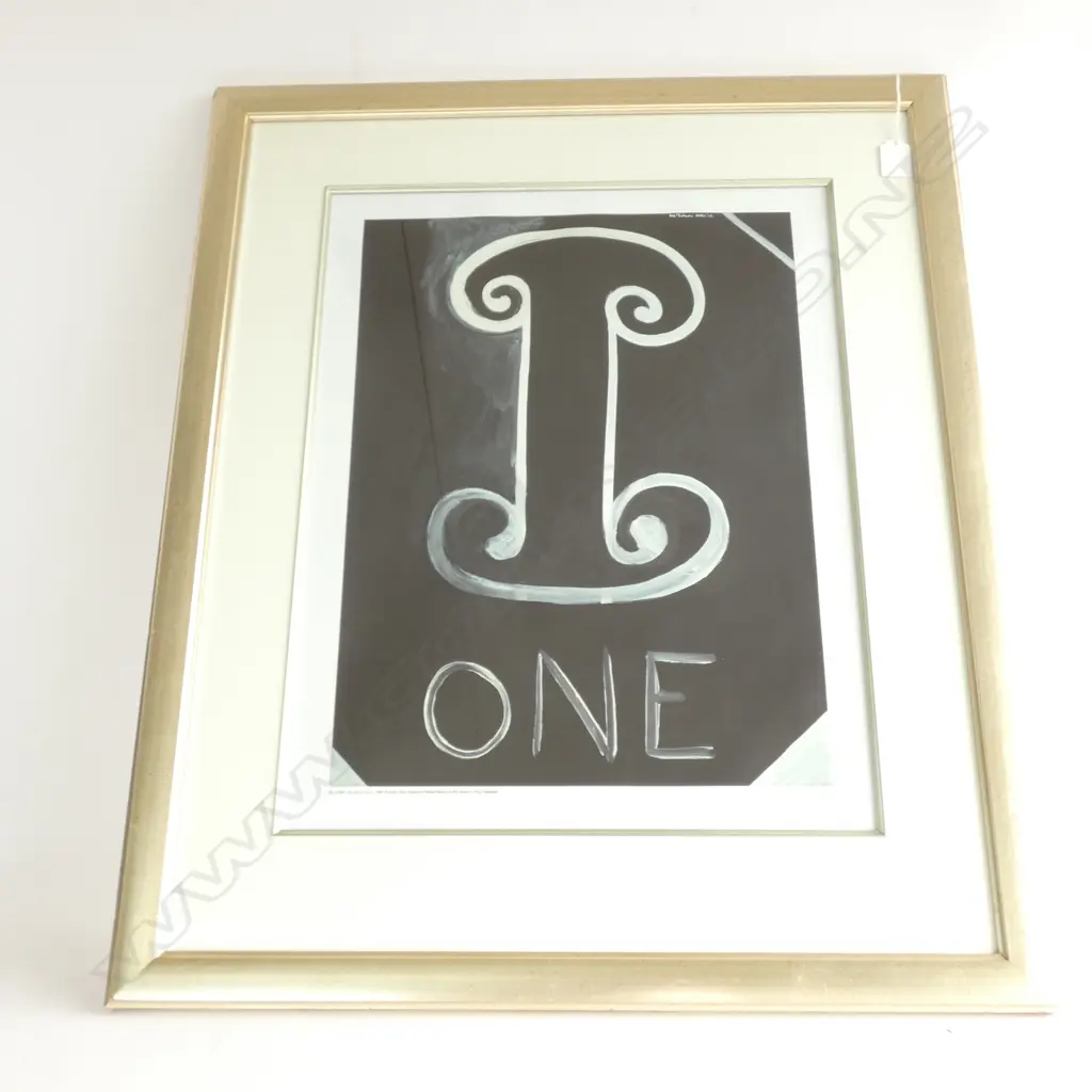 COLIN MCCAHON PRINT 'KORU NO. 1' 450x335mm Image 1++