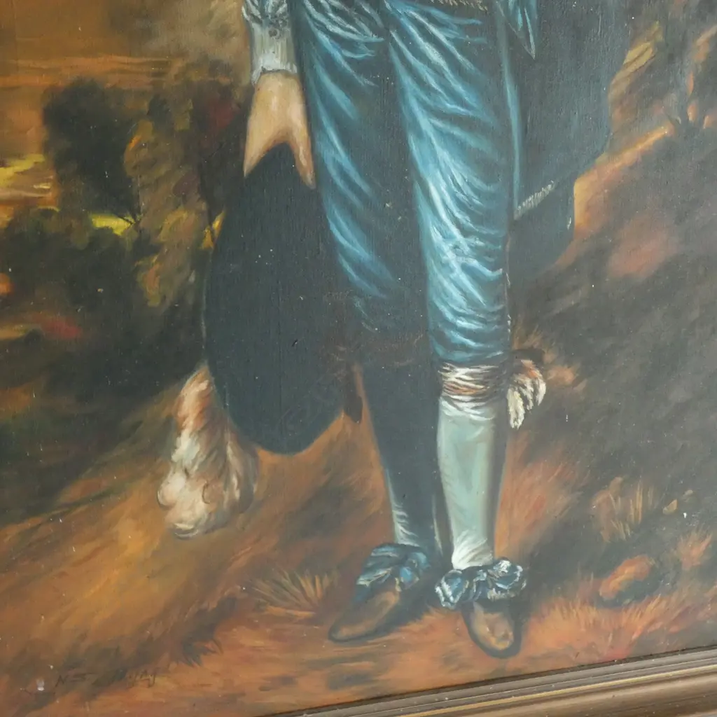 'BLUE BOY' OIL 880 X 580MM Image 1++