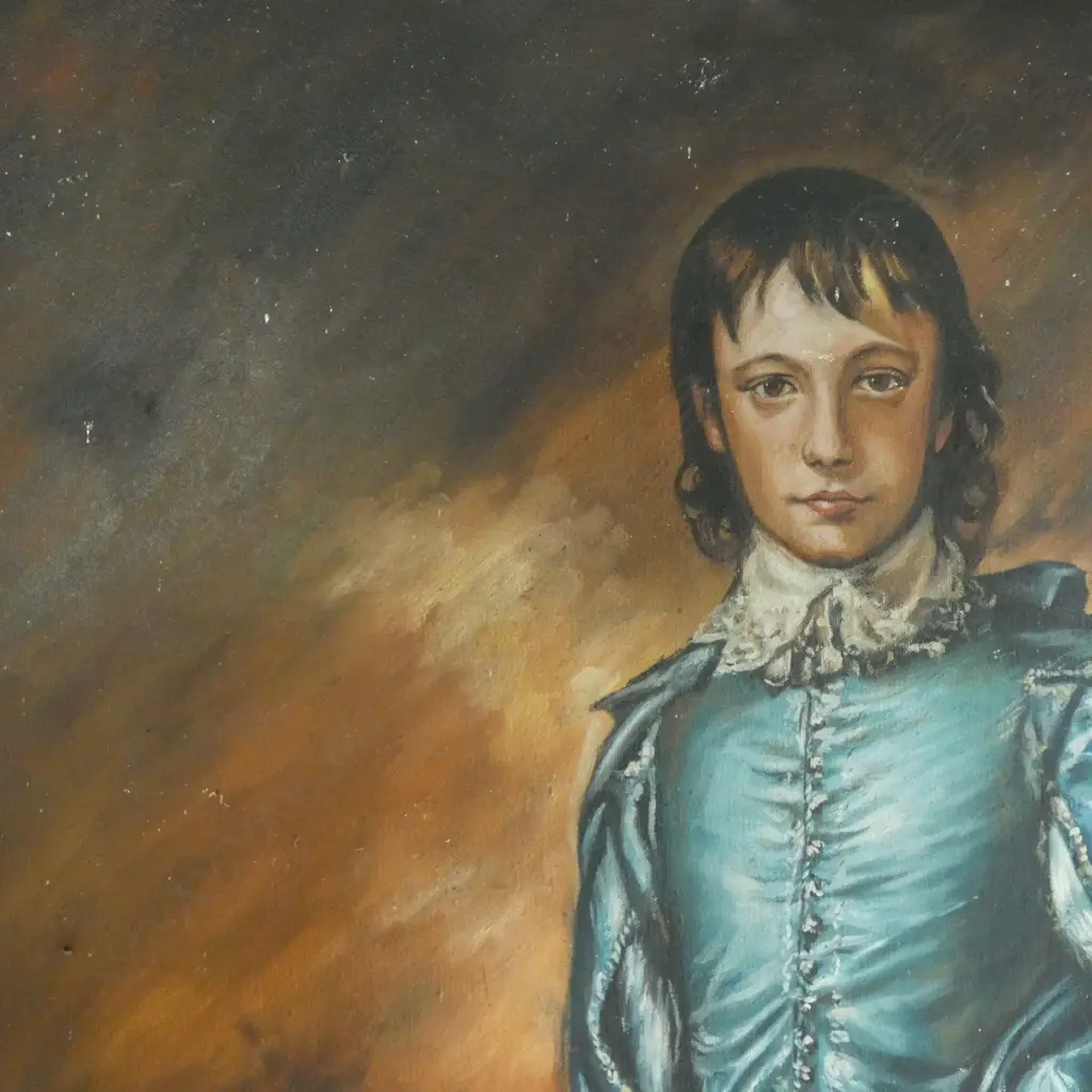 'BLUE BOY' OIL 880 X 580MM Image 1++