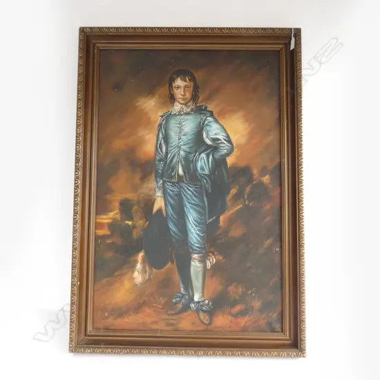 'BLUE BOY' OIL 880 X 580MM