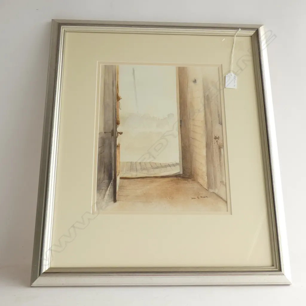 JOHN PRINCE WATER COLOUR - OLD DOORWAY Image 1++
