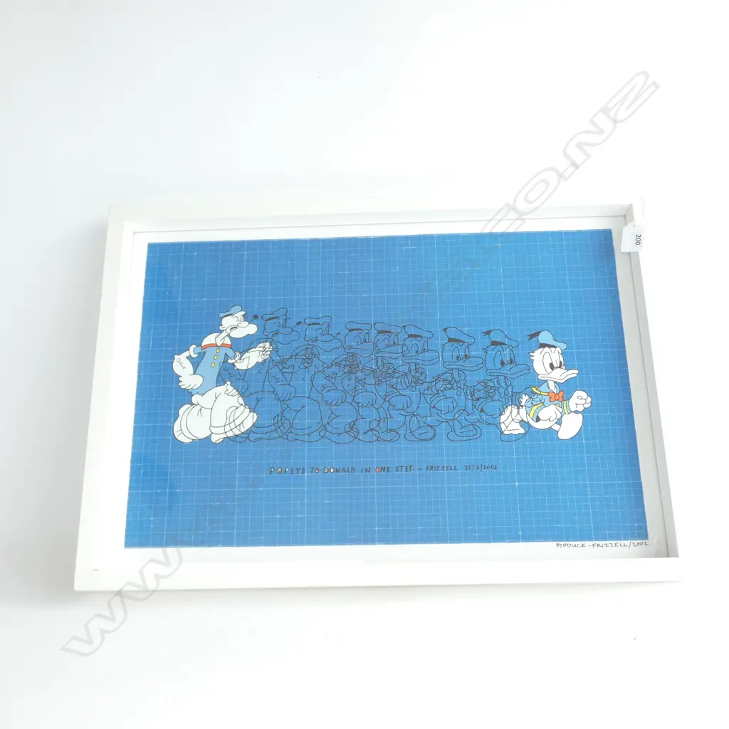 FRIZZELL 'POPDUCK' PRINT '02 620x420mm. Image 1++