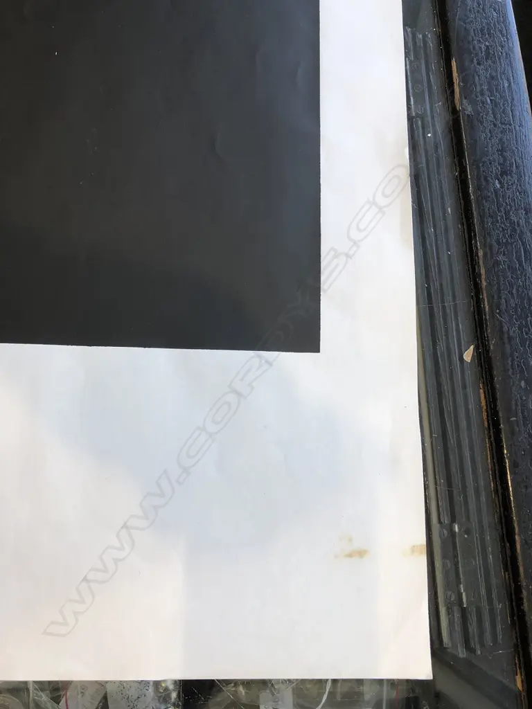 RALPH HOTERE UNTITLED SCREENPRINT FROM THE BARRY LETT MULTIPLES 575 X 472 UNFRAMED HANDLING MARKS AND SMALL TEAR Image 1++