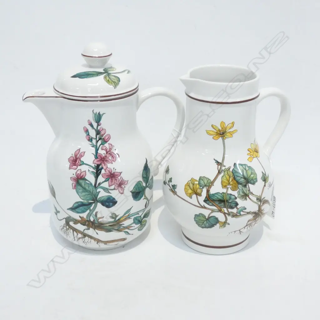 VILLEROY & BOCH BOTANICA COFFEE POT (H. 260MM) & LG JUG (H 210MM) Image 1++