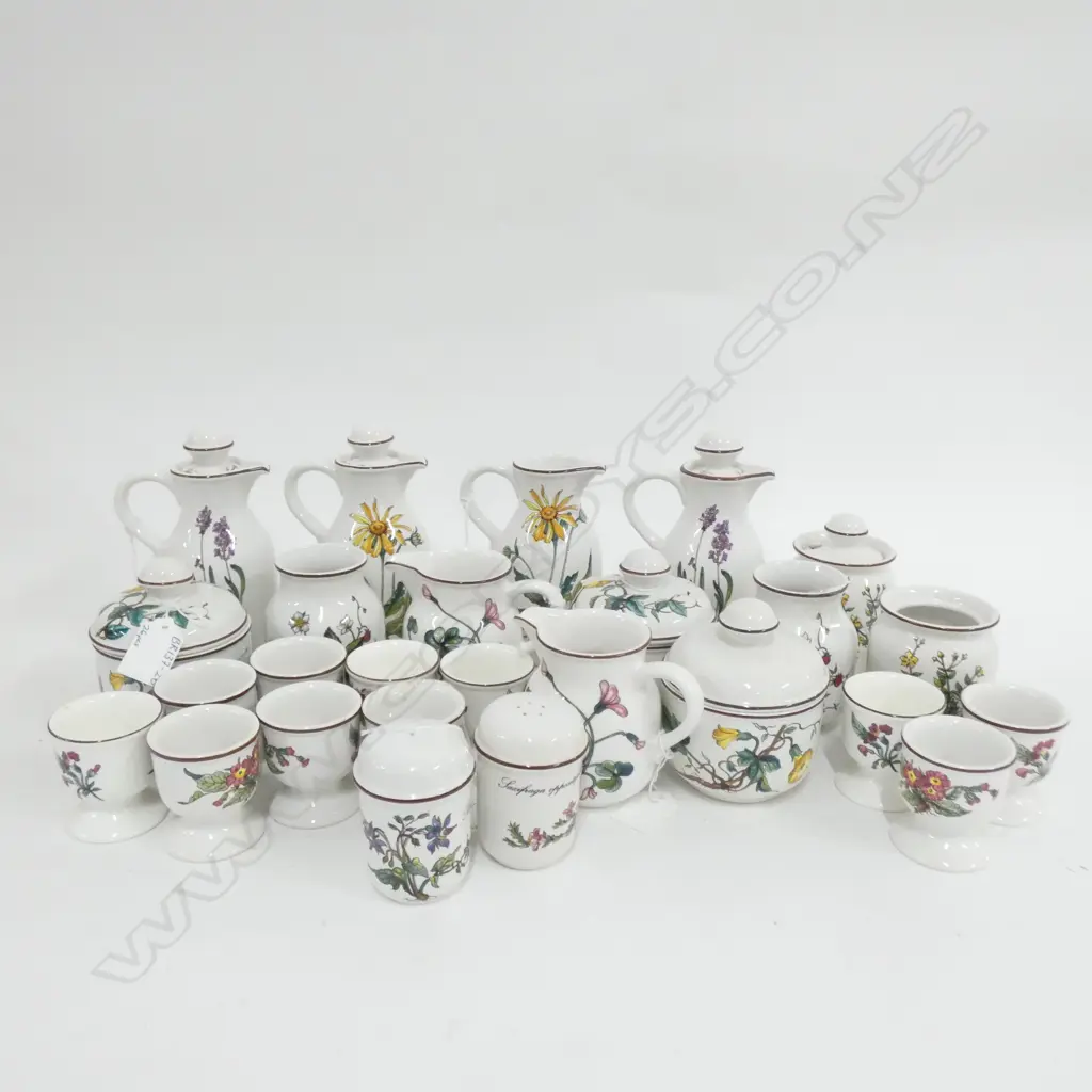 LG ASST LOT SM VILLEROY & BOCH BOTANICA INCL CRUETS/ S&P/ JUGS / EGG CUPS / SUGAR BOWLS ETC. Image 1++